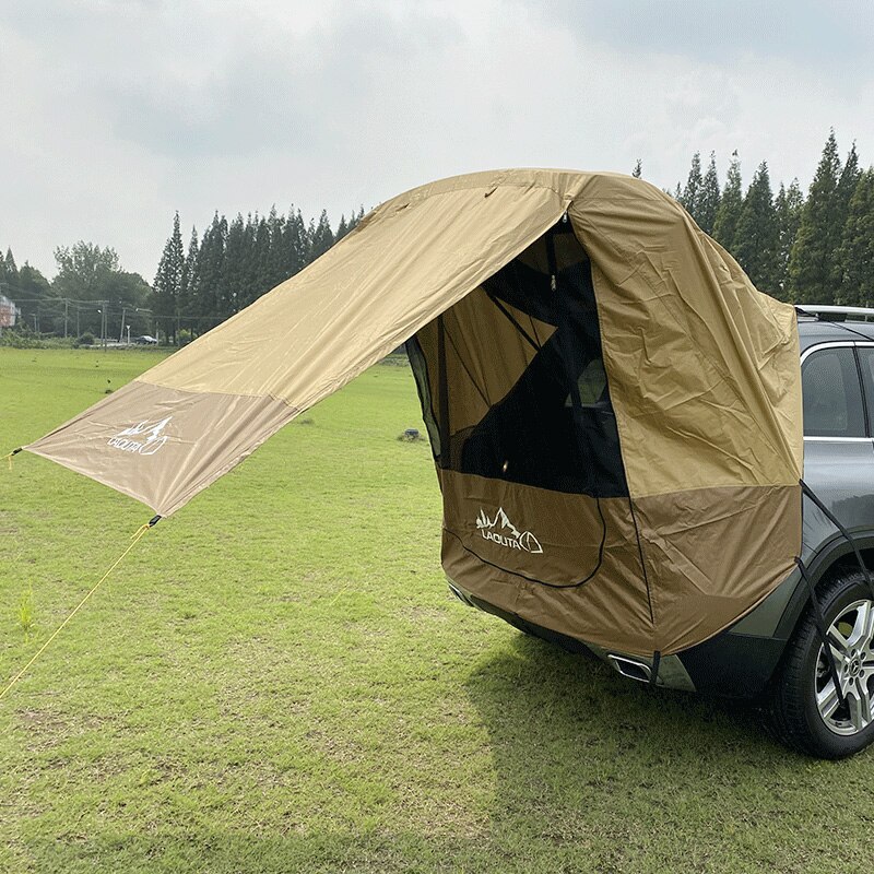 Cheap Goat Tents Tent for Car Trunk Sunshade Rainproof Rear Tent Simple Motorhome For Self driving Tour Barbecue Camping Hiking Tent